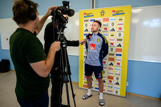 Gabriel Gudmundsson of the Swedish men's football national
