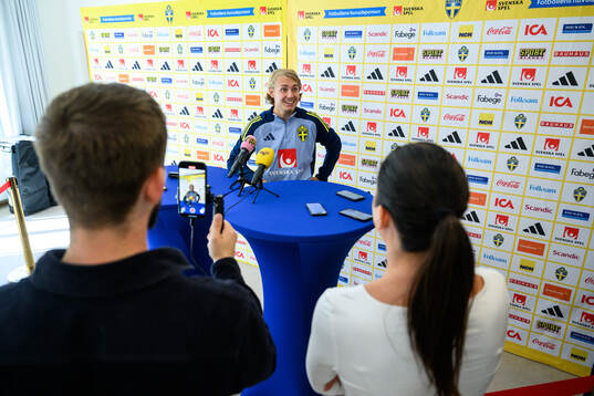 Sebastian Nanasi of the Swedish men's football national team