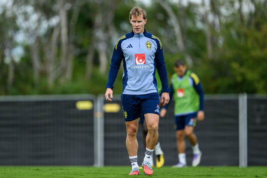 Emil Krafth of the Swedish men's football national team at