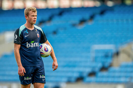 Aune Heggebø of the Norwegian national football team