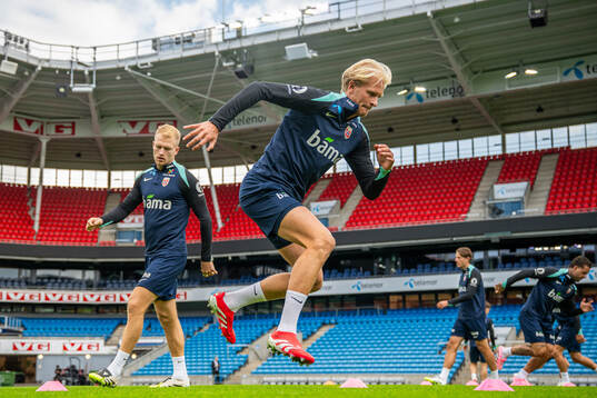 Morten Thorsby of the Norwegian national football team