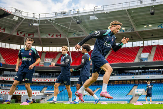 Fredrik André Bjørkan and Patrick Berg of the Norwegian