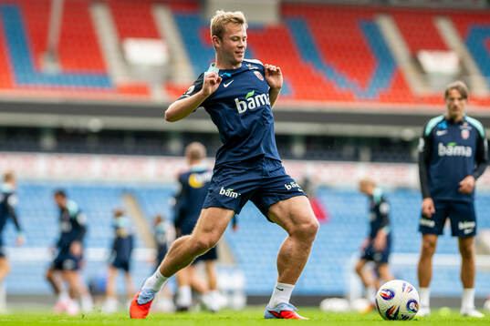 Aune Heggebø of the Norwegian national football team