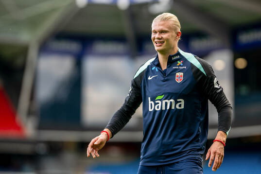 Erling Braut Haaland of the Norwegian national football team