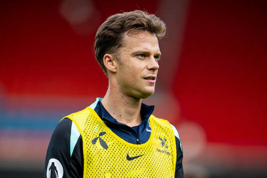 Felix Horn Myhre of the Norwegian national football team