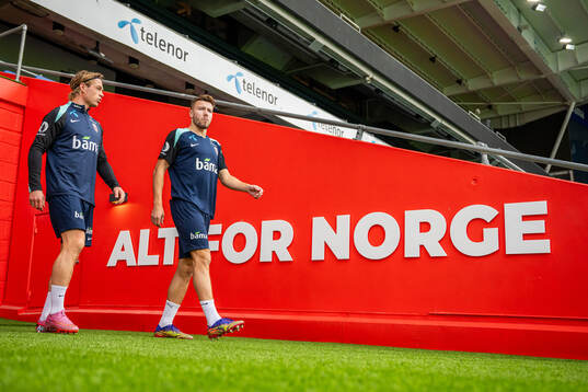 Patrick Berg and Fredrik André Bjørkan of the Norwegian