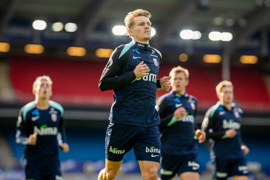 Martin Ødegaard of the Norwegian national football team