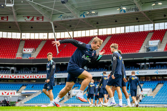 Aune Heggebø of the Norwegian national football team