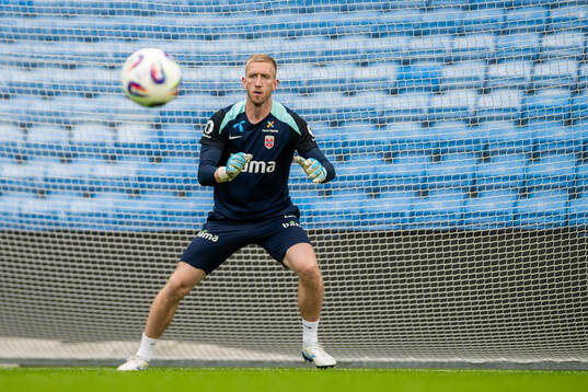 Goalkeeper Egil Selvik of the Norwegian national football