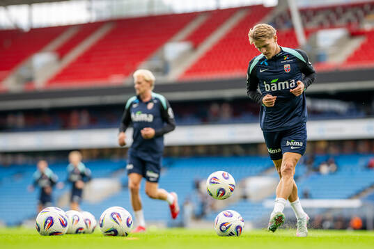 Martin Ødegaard of the Norwegian national football team