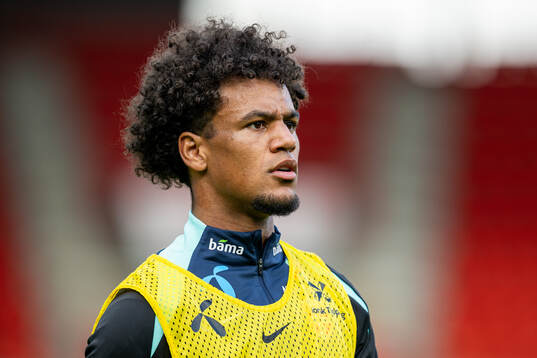 Oscar Bobb of the Norwegian national football team