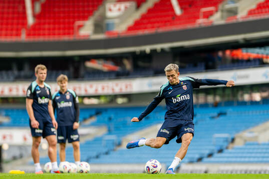 Marcus Holmgren Pedersen of the Norwegian national football