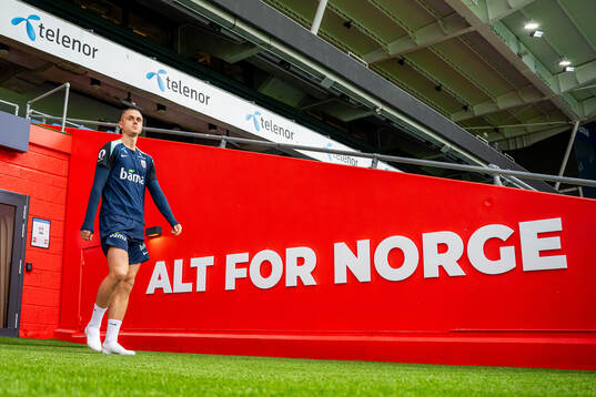 Thelo Aasgaard of the Norwegian national football team
