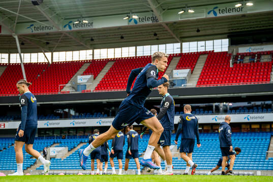 Marcus Holmgren Pedersen of the Norwegian national football