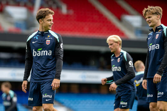 Felix Horn Myhre of the Norwegian national football team