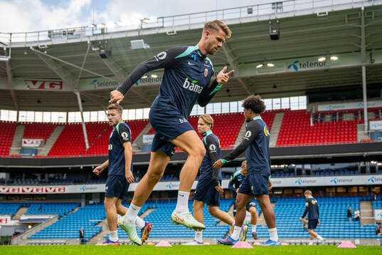Kristoffer Ajer of the Norwegian national football team