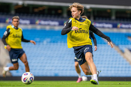 Andreas Schjelderup of the Norwegian national football team