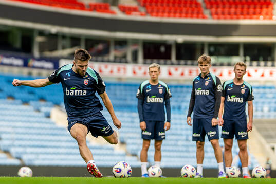 Fredrik André Bjørkan of the Norwegian national football