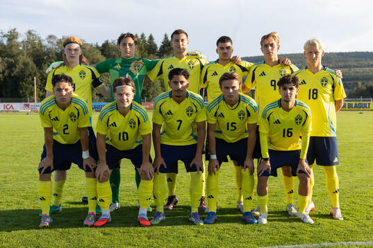 The starting eleven of Sweden