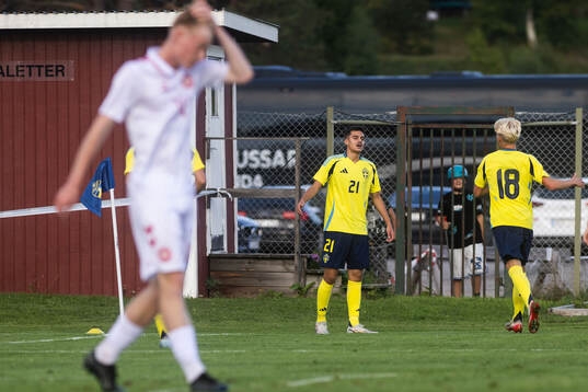 Milian Öberg of Sweden celebrates