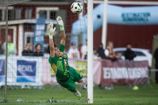 Goalkeeper John-Oliver Lacayo of Sweden