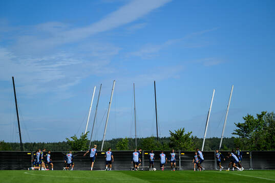 Players of the Swedish men's football national team at a