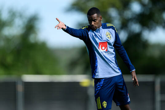 Alexander Isak of the Swedish men's football national team