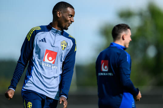 Alexander Isak of the Swedish men's football national team