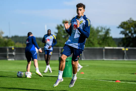 Yasin Ayari of the Swedish men's football national team at