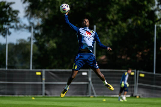 Alexander Isak of the Swedish men's football national team