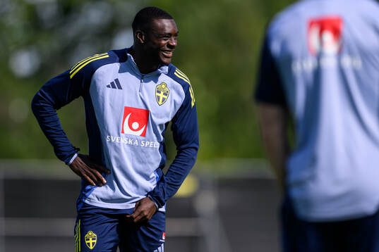 Ken Sema of the Swedish men's football national team at a