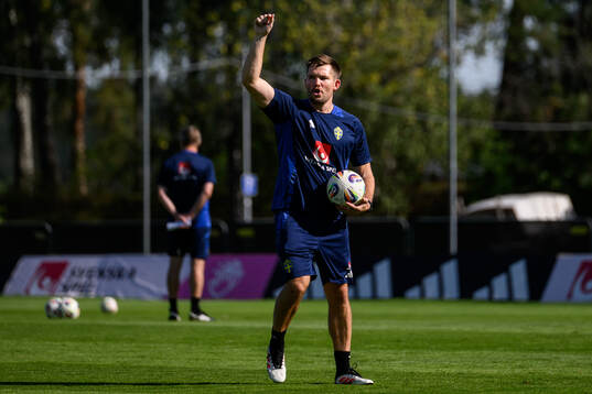 Assistant performance manager Jamie Mackay of the Swedish