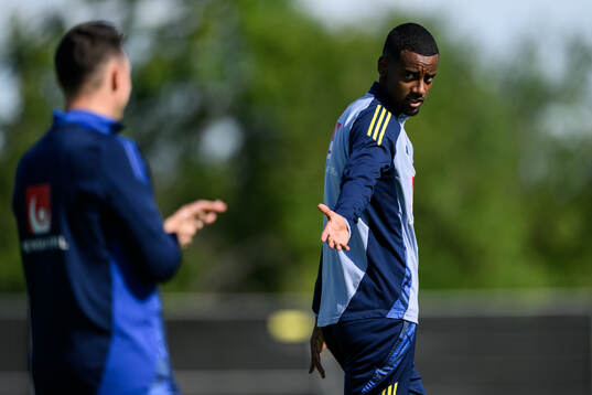 Alexander Isak of the Swedish men's football national team