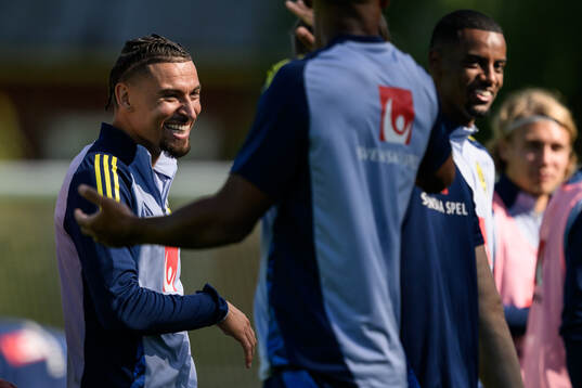 Jordan Larsson of the Swedish men's football national team