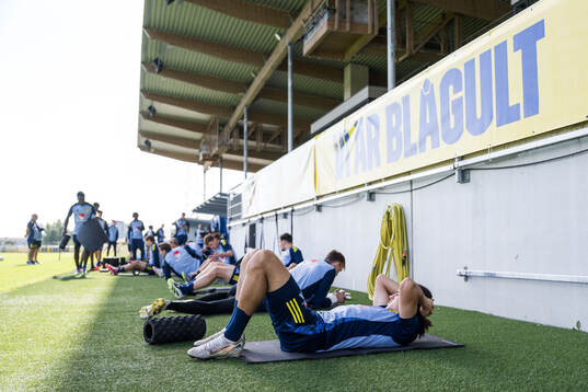 Amin Boudri of the Swedish under-21 national football team
