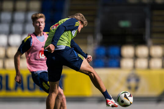 Lukas Björklund of the Swedish under-21 national football