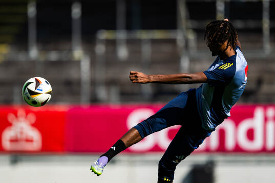 Jonah Kusi-Asare of the Swedish under-21 national football