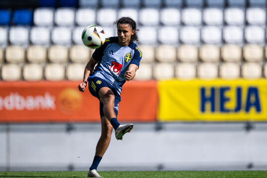 Amin Boudri of the Swedish under-21 national football team