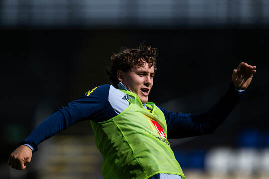 Hampus Skoglund of the Swedish under-21 national football