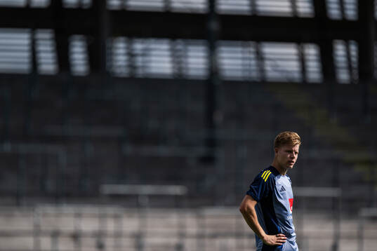 Nils Zätterström of the Swedish under-21 national