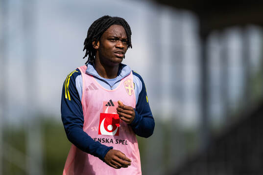 Jeremy Agbonifo of the Swedish under-21 national football