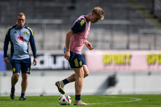 Nils Zätterström of the Swedish under-21 national