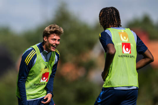 Lukas Björklund of the Swedish under-21 national football