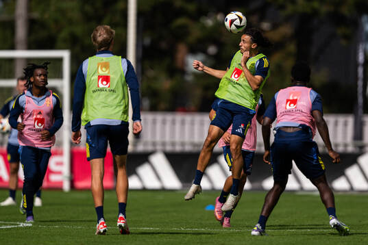 Amin Boudri of the Swedish under-21 national football team