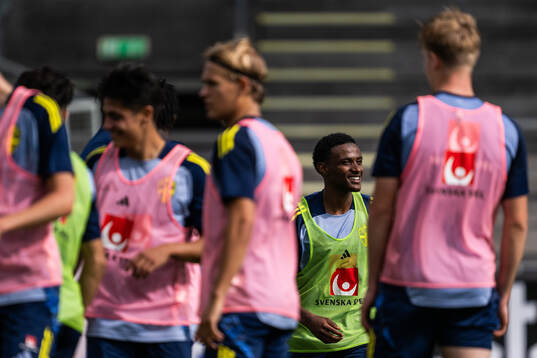 Amar Ahmed Fatah of the Swedish under-21 national football