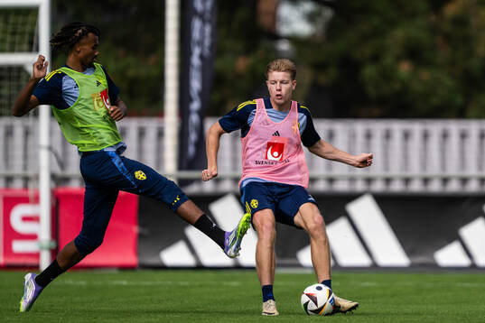 Jonah Kusi-Asare and Nils Zätterström of the Swedish