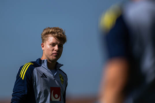 Nils Zätterström of the Swedish under-21 national