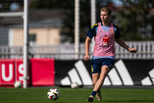 Nils Zätterström of the Swedish under-21 national