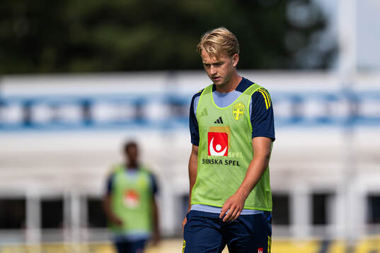 Noah Tolf of the Swedish under-21 national football team
