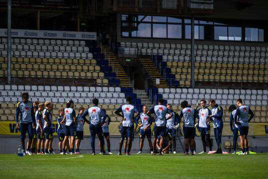 Players of the Swedish under-21 national football team